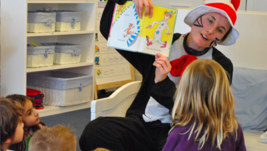 Lincoln Nursery School story time